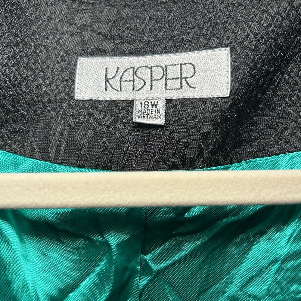 Kasper Black Jacket with Teal Interior - Picture 4 of 8